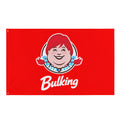 Bulking Season Flag, front view
