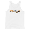 The Creation of Tren Tank Top in white, front view