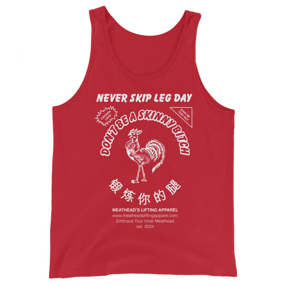 Never Skip Leg Day Tank Top - Meathead’s Lifting Apparel