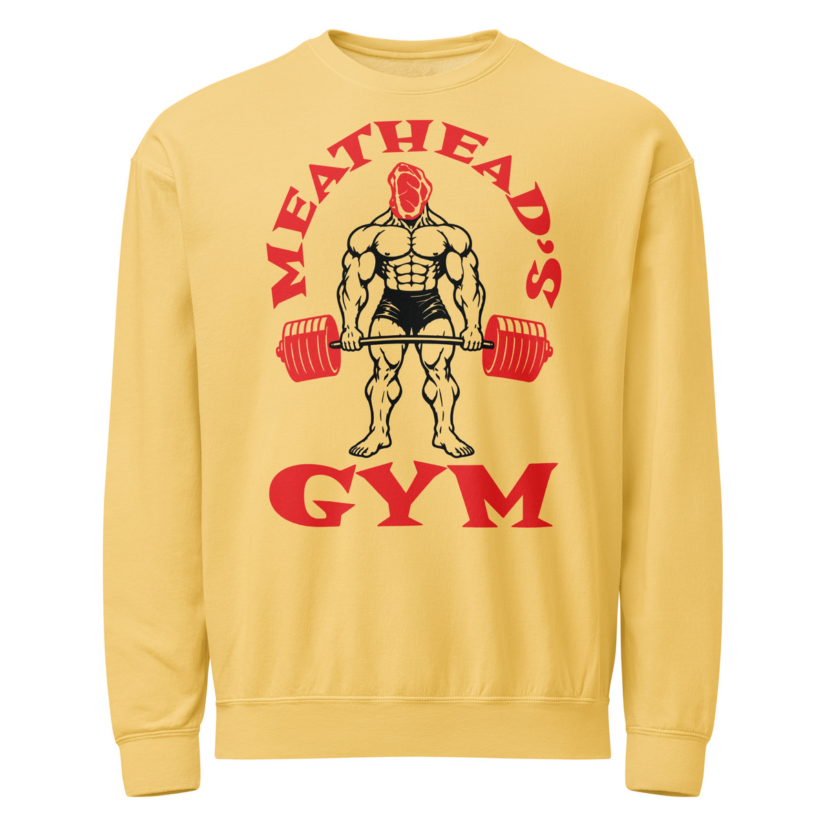 Meathead's Gym Fleece Crewneck Sweatshirt