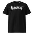 Autistic AF T-Shirt in black, front view