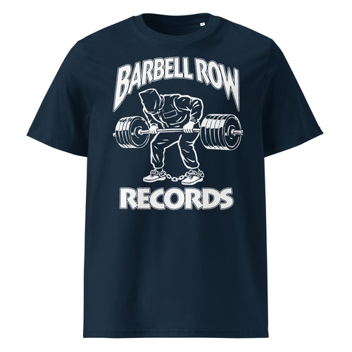 Barbell Row Records Pump Cover in French Navy, front view