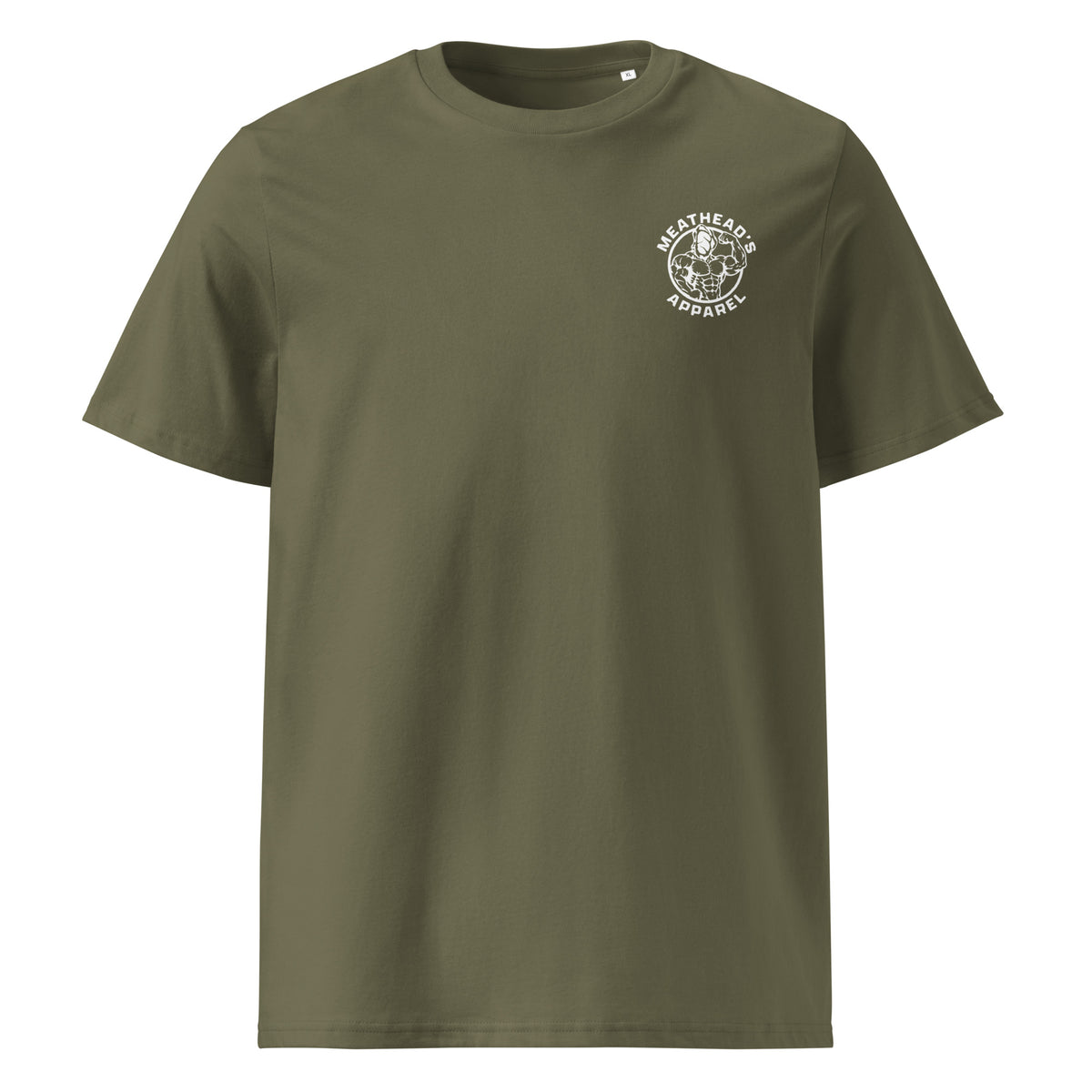 Meathead's Pump Cover in khaki, front view