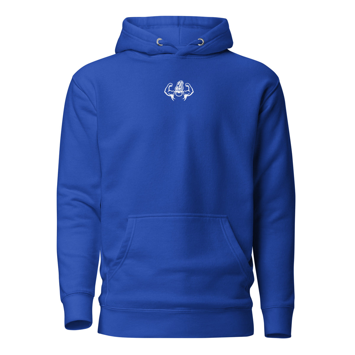 Thank You For Lifting With Us Hoodie in team royal, front view