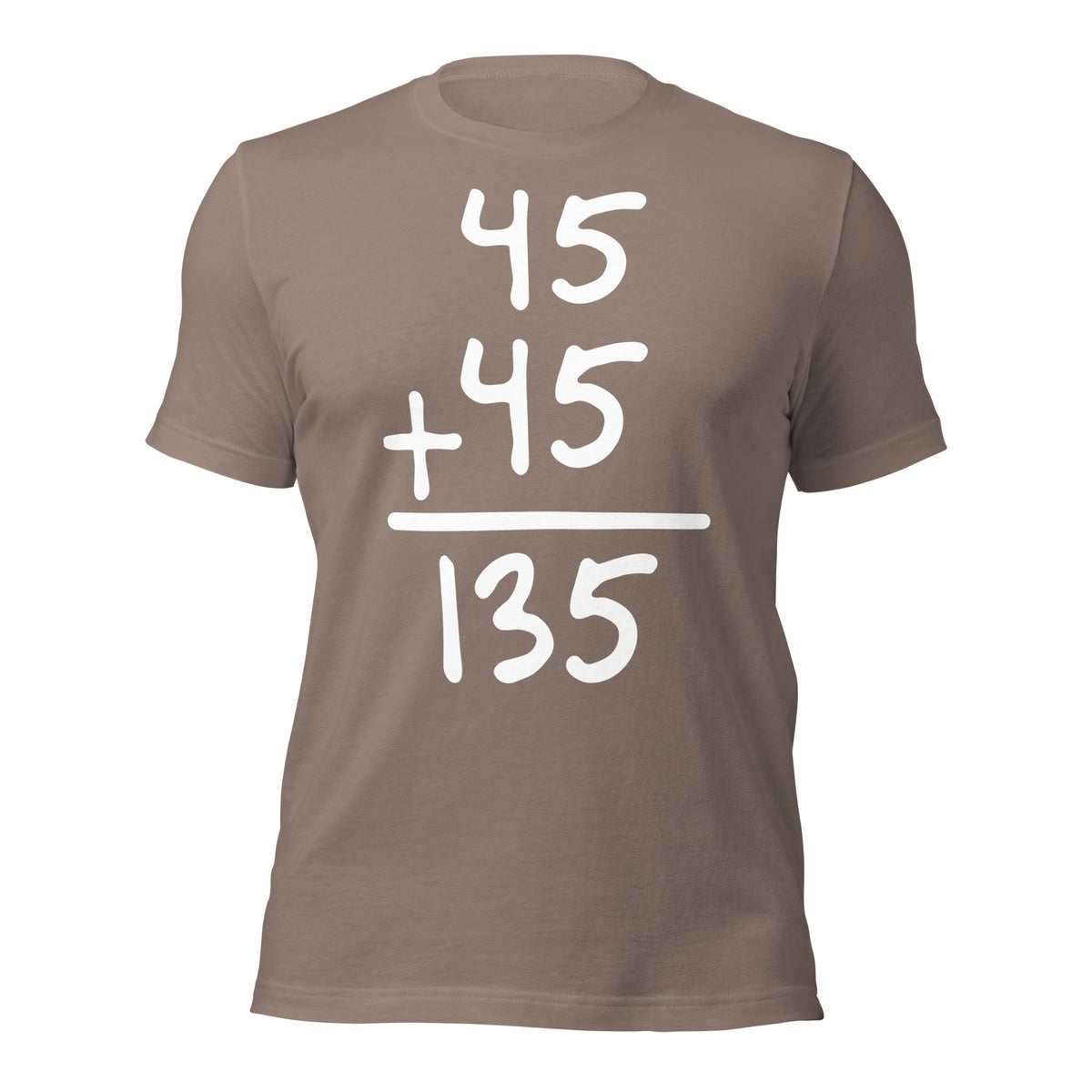Gym Math T-Shirt, front view