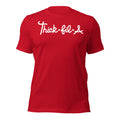 Thick-fil-a T-Shirt in red, front view